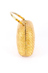 Koret Basketweave Bamboo Handbag side @RECESS LA