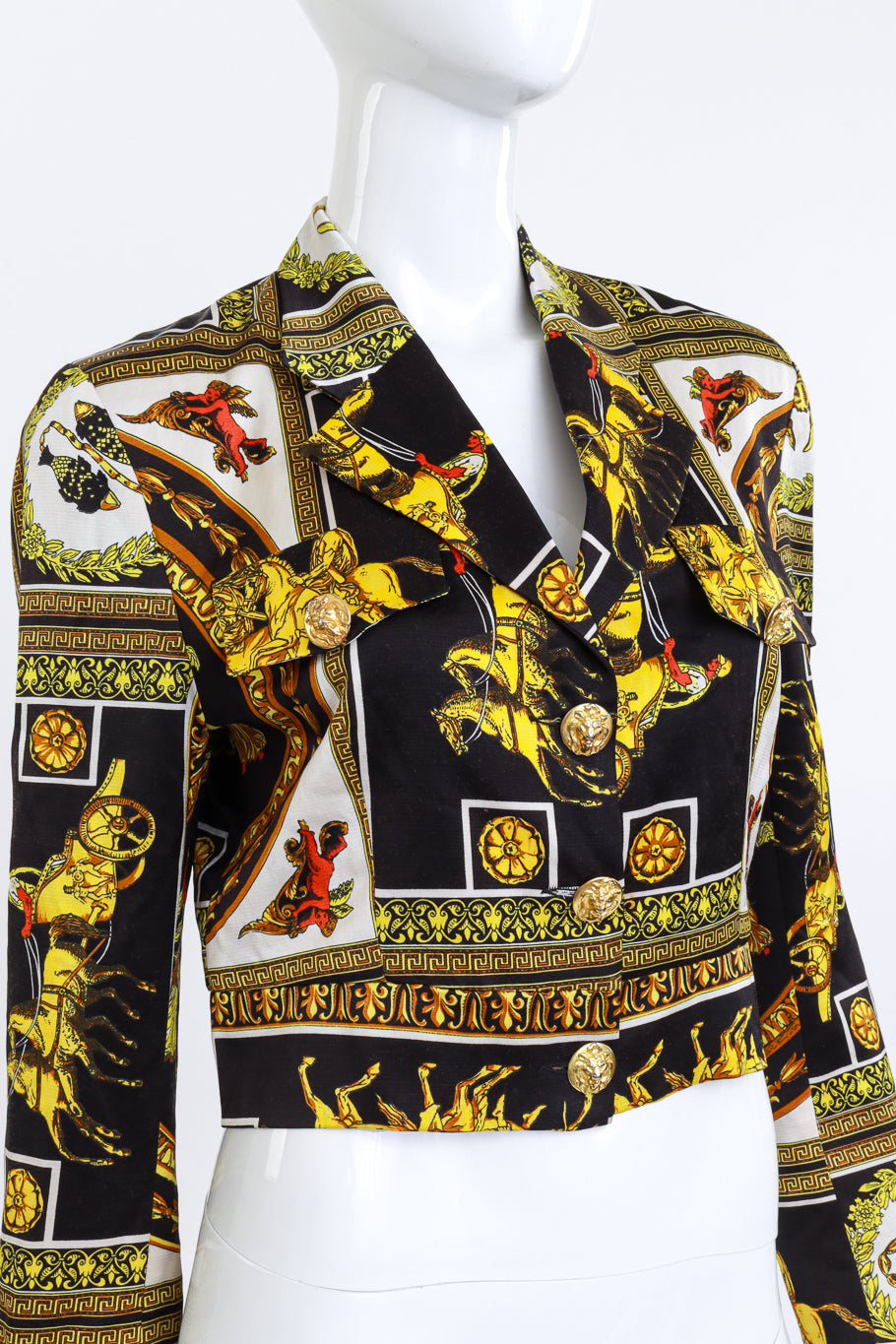 Kamosho Zodiac Baroque Crop Blazer @RECESS LA