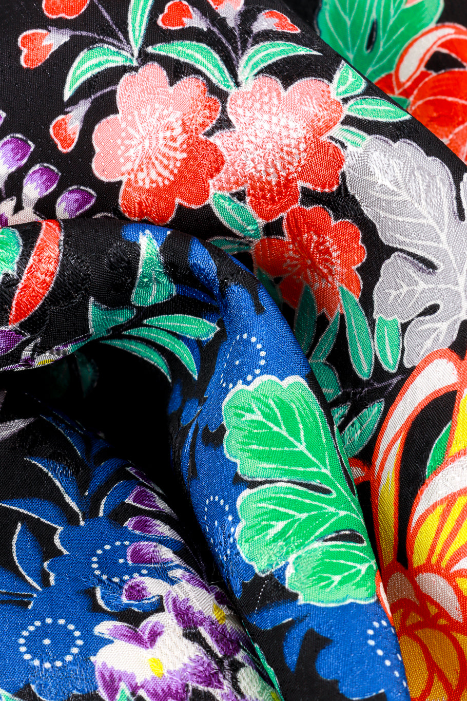 Vintage Japanese Floral Kimono fabric @RECESS LA