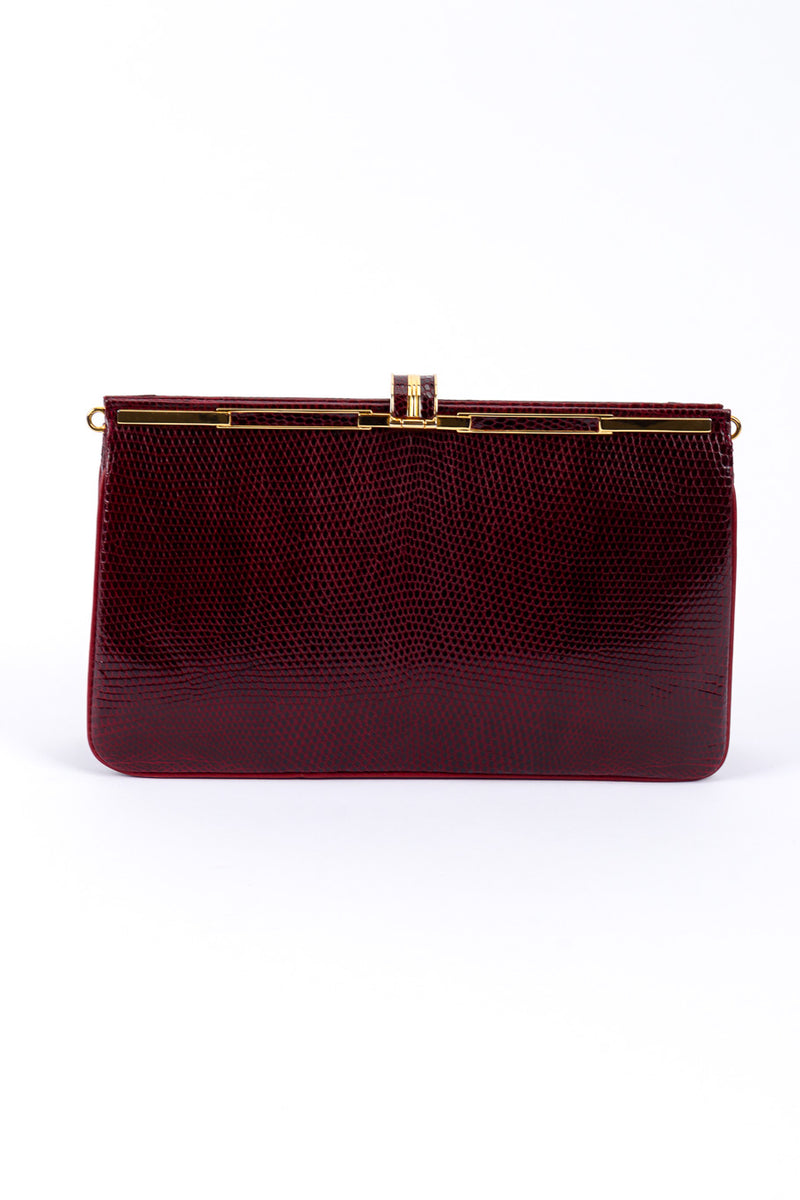 Lanvin Lizard Deco Clutch back @recessla