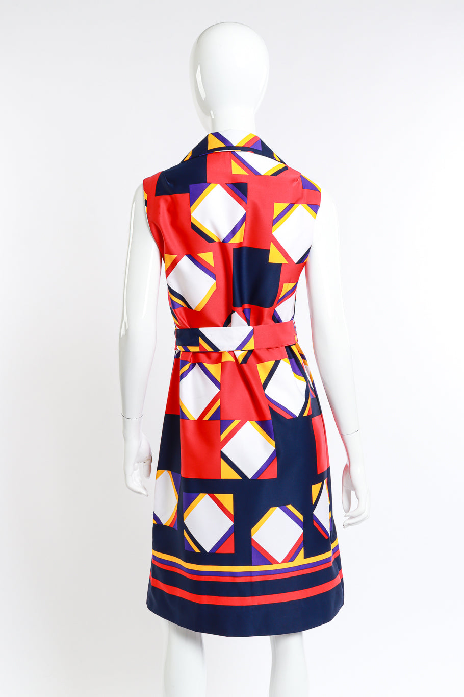 Geometric Shift Dress by Lanvin back on mannequin @RECESS LA