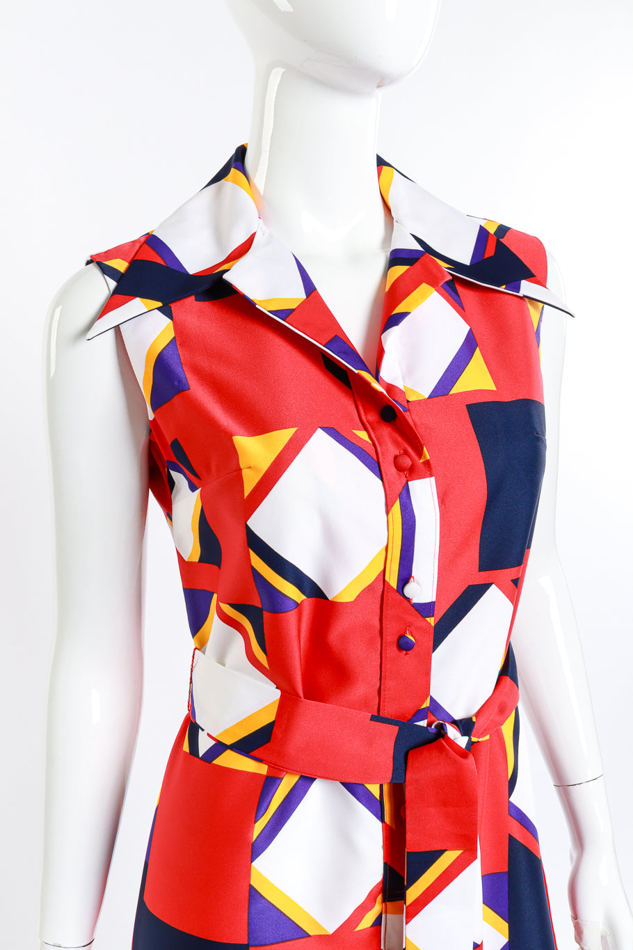 Geometric Shift Dress by Lanvin detail on mannequin @RECESS LA