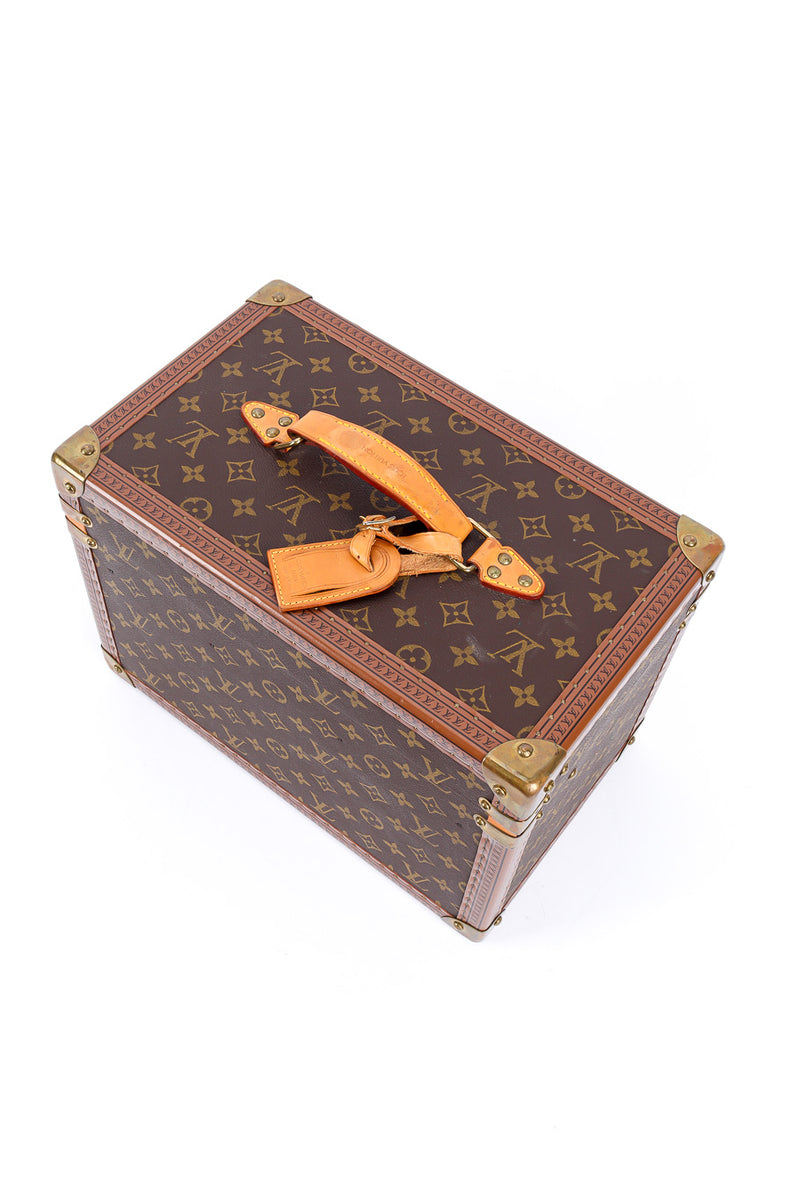 Vintage Louis Vuitton Classic Monogram Vanity Case top view @Recessla