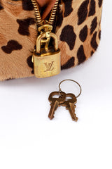 Louis Vuitton x Alaïa 1996 "La Centenaire" Leopard Print Alma Bag lock @RECESS LA