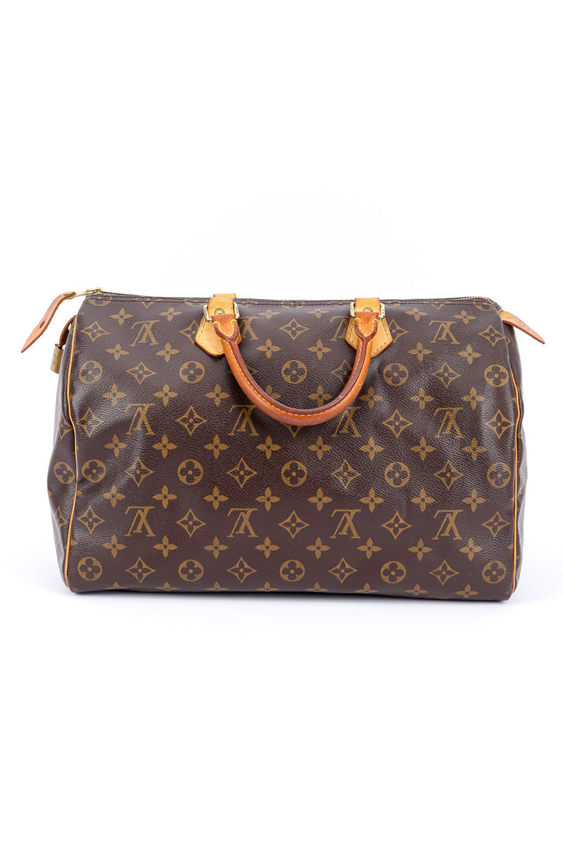 Vintage Louis Vuitton Classic Monogram Speedy 35 Bag alternate front view @Recessla