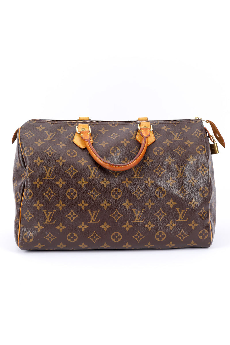 Vintage Louis Vuitton Classic Monogram Speedy 35 Bag front view @Recessla