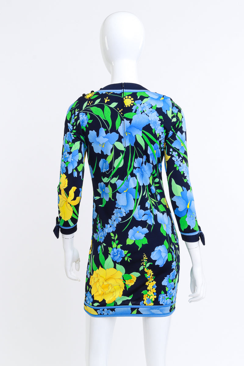 Leonard Forget-Me-Nots Floral Mini Dress on mannequin @RECESS LA