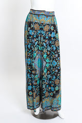 Vintage Leonard Floral Paisley Wrap Pant front on mannequin @recess la