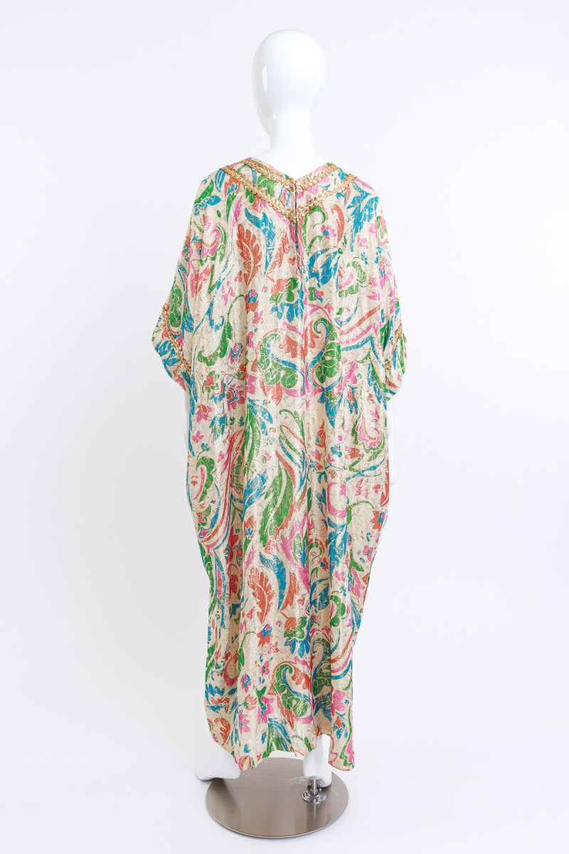 Lucie Ann Floral Brocade Metallic Caftan on mannequin @RECESS LA