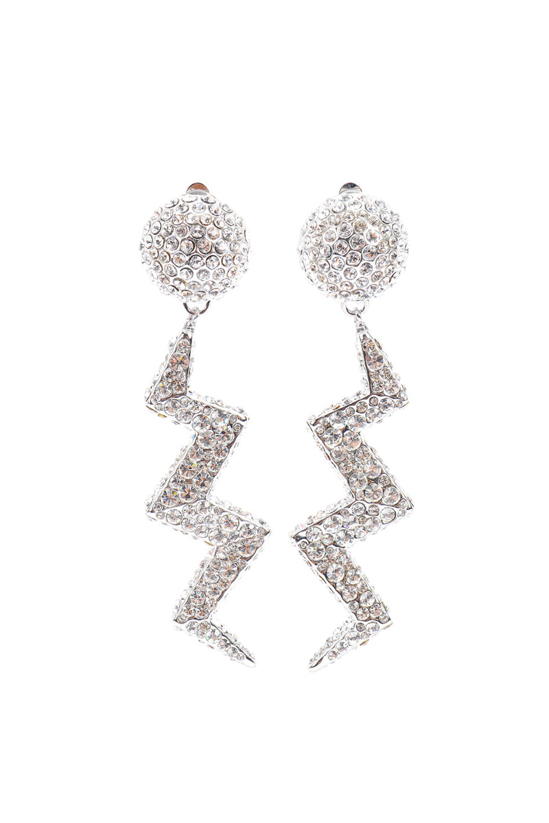 Marie Monsod Thunderbolt Earrings front @recessla