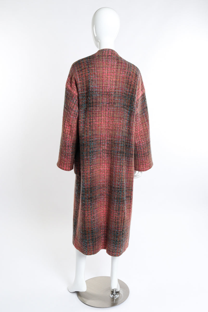 Missoni Plaid Striped Knit Duster back on mannequin @recess la