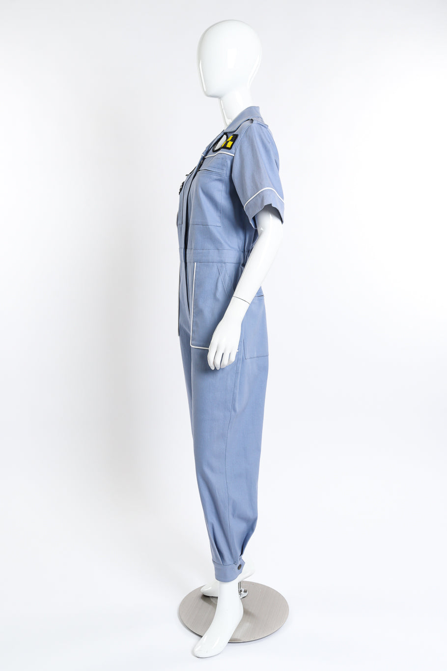 Miu Miu 2018 Resort Patch Coveralls right side on mannequin @recess la