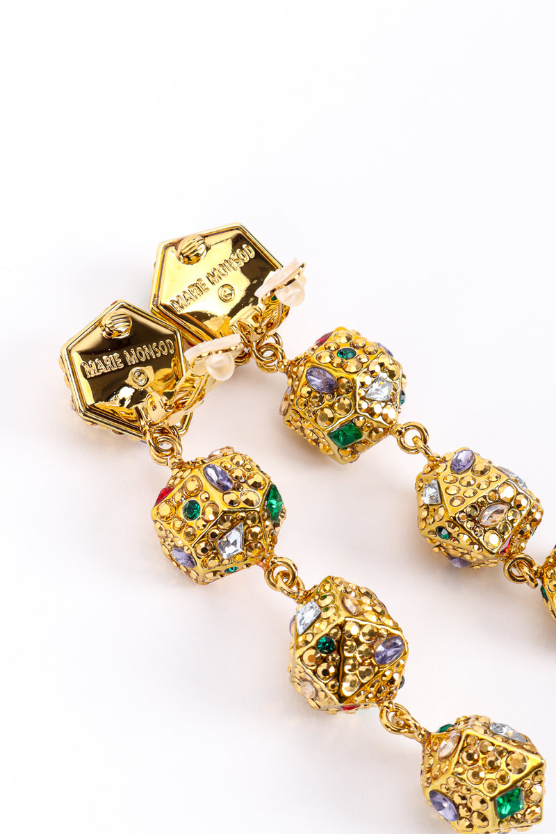 Marie Monsod Nugget Earrings clip on signature @recessla