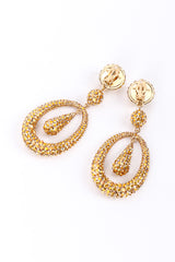 Marie Monsod Hoop Drop Earrings  back @recessla