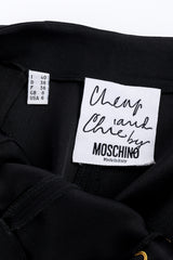 Moschino Lace Up Cigarette Pants label @RECESS LA