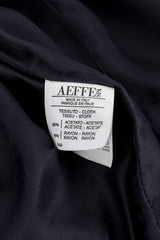 Vintage Moschino Couture Fringe Jacket and Skirt Set fabric content label closeup @recessla