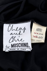 Moschino Keyhole Jumpsuit label @RECESS LA