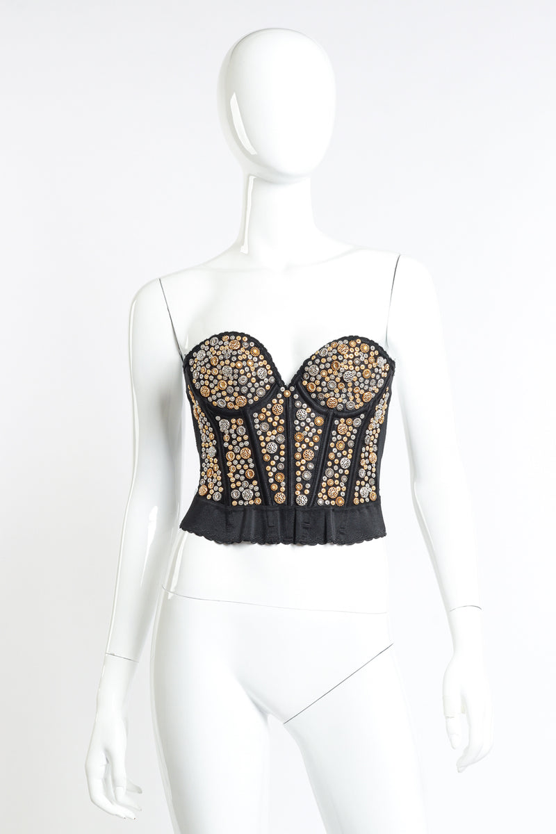 Michael Morrison Studded Bustier Top on mannequin @RECESS LA