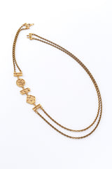 Monet Double Strand Geometric Pendant Necklace  @RECESS LA