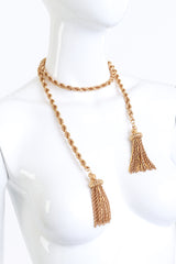 Monet Tassel Wrap Lariat Necklace II mannequin @RECESS LA