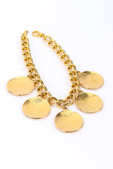 Vintage Escada "62" Coin Collar Necklace back @recessla