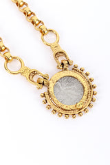 AFJ Roman Coin Collar Necklace detail @RECESS LA