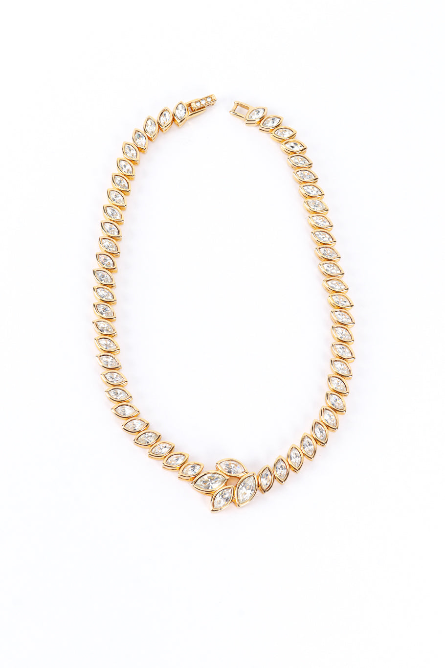 Swarovski Crystal Leaf Collar Necklace @RECESS LA