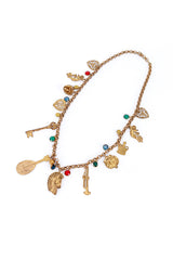 Vintage Victoriana Charm Necklace reverse @RECESS LA