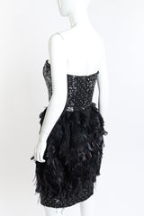 Oscar de la Rent 2009 F/W Feather Dress back on mannequin @RECESS LA