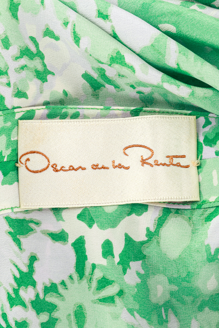 Oscar De La Renta Floral Dress & Duster Set label @RECESS LA