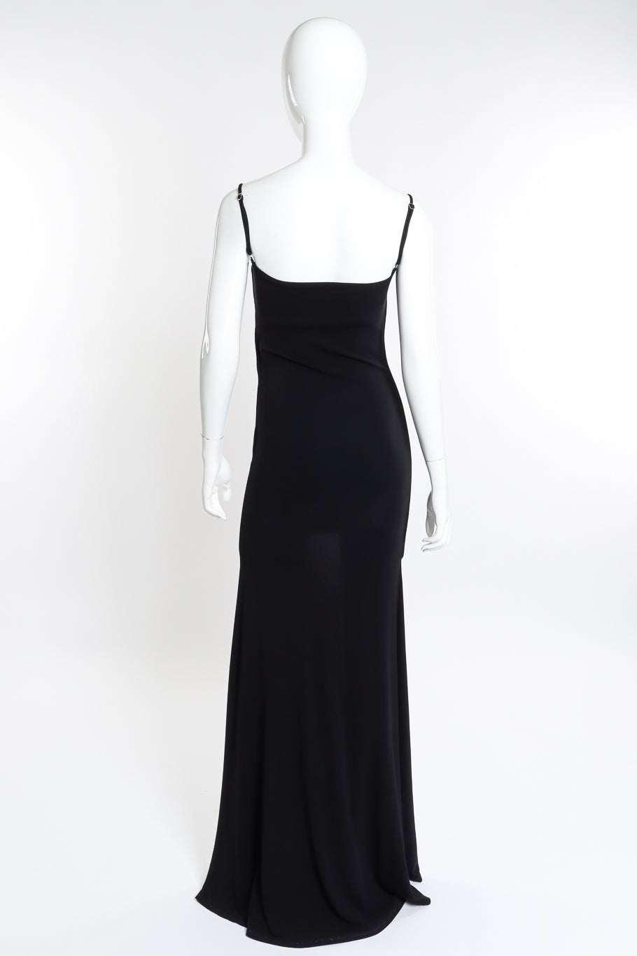 Vintage Plein Sud Chain Panel Dress back on mannequin @recess la