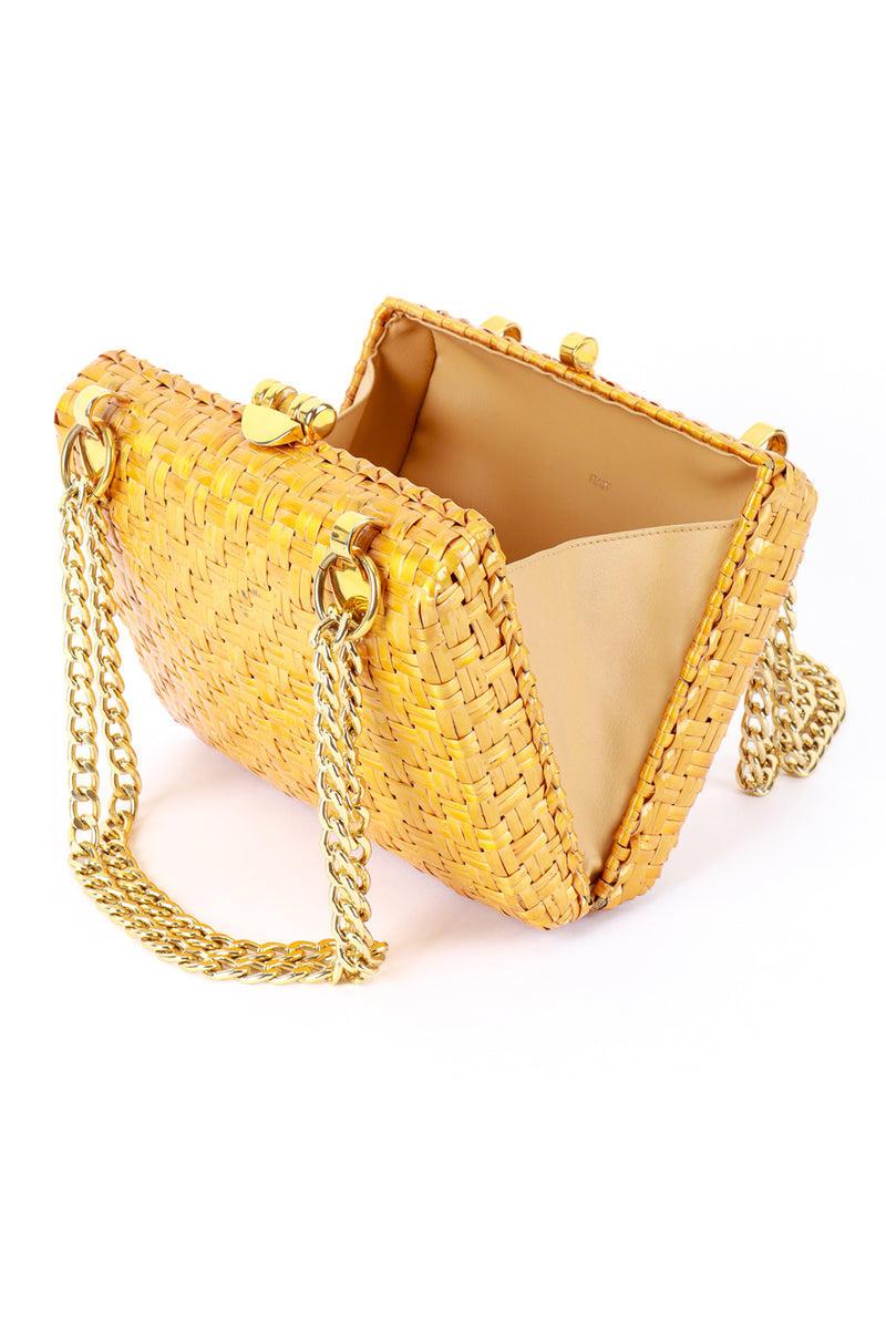 Rodo Cable Chain Shoulder Clutch open @RECESS LA