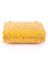 Rodo Cable Chain Shoulder Clutch bottom @RECESS LA