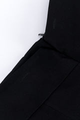 Vintage Richard Tyler wide leg high waisted black pants flat lay detail of light damage caused by storage  @RECESS LA