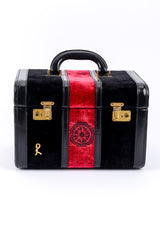 Vintage Roberta Di Camerino Velvet Vanity Case front @recessla