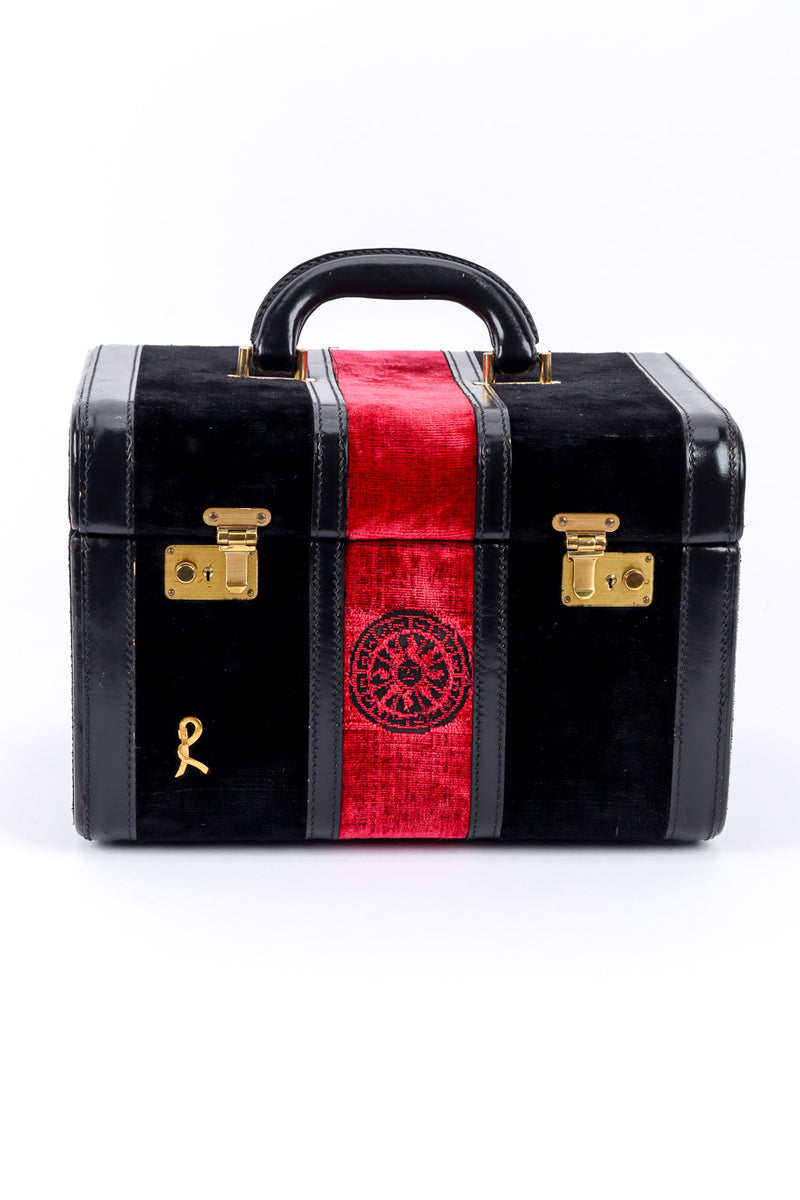 Vintage Roberta Di Camerino Velvet Vanity Case front @recessla