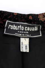 Roberto Cavalli Metallic Patchwork Suede Jacket label @RECESS LA