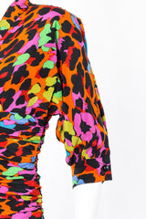 Neon leopard print dress by Jean Louise Scherrer on mannequin sleeve @recessla