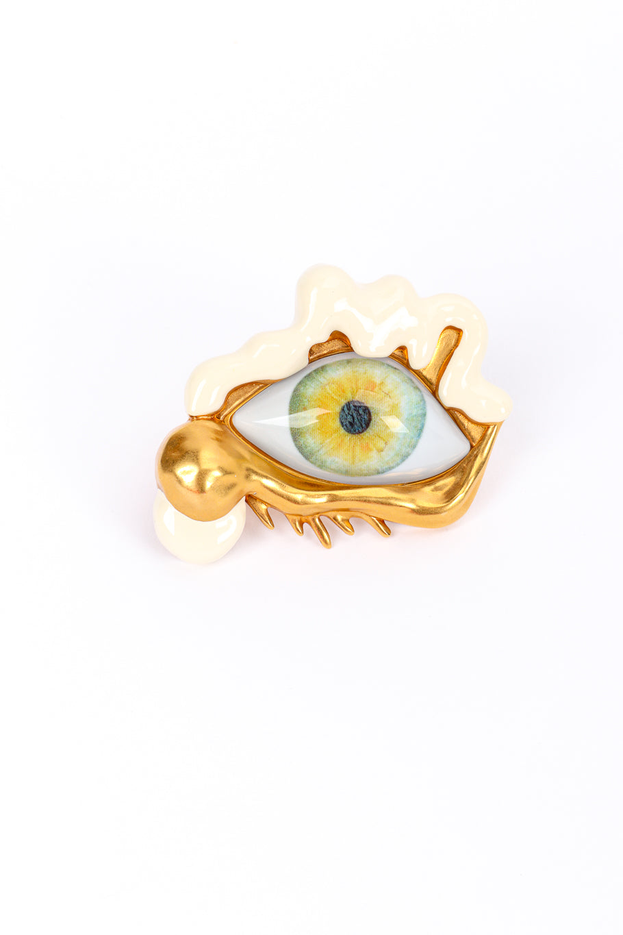 Schiaparelli Surrealist Eye Ring flat lay @recessla