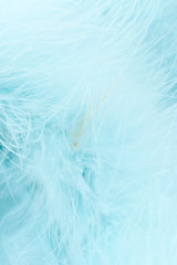 Vintage Sears Marabou Trim Robe & Chemise Set stained feather closeup @recess la