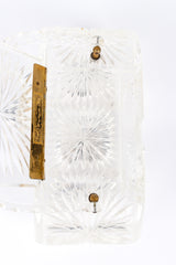 Vintage Diamond Cut Lucite Box Bag view of interior @recessla