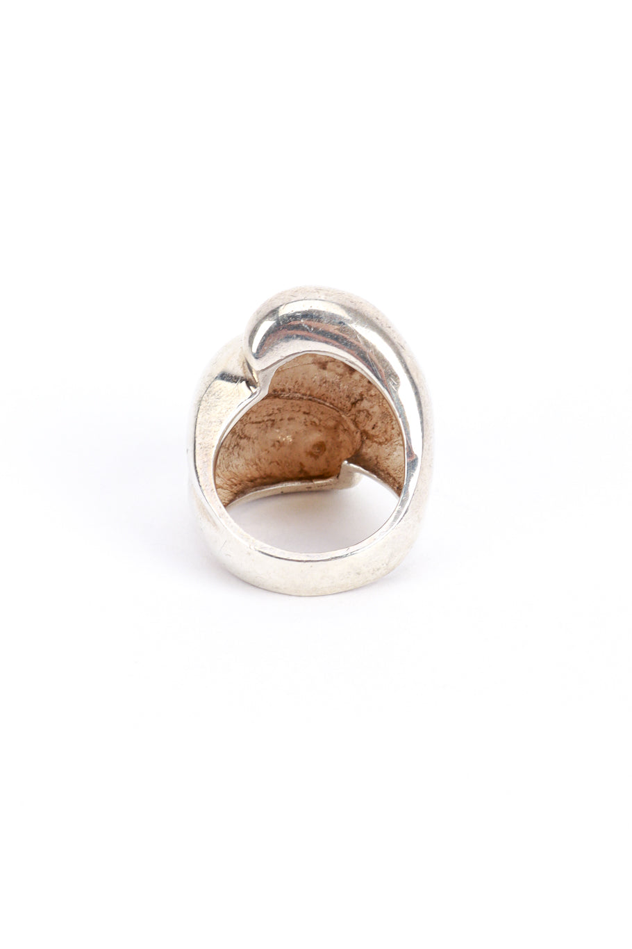 Sterling Silver Twisted Dome Ring back @RECESS LA