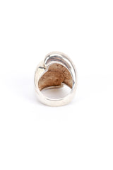 Sterling Silver Twisted Dome Ring back @RECESS LA