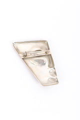 Vintage Taxco Sterling Half Face Brooch back @recess la