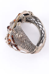 Vintage Equestrian Motif Magnet Bracelet top view on a white backdrop @Recessla