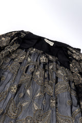 Vintage Sister Max Beaded Sequin Silk Duster view on interior @recessla