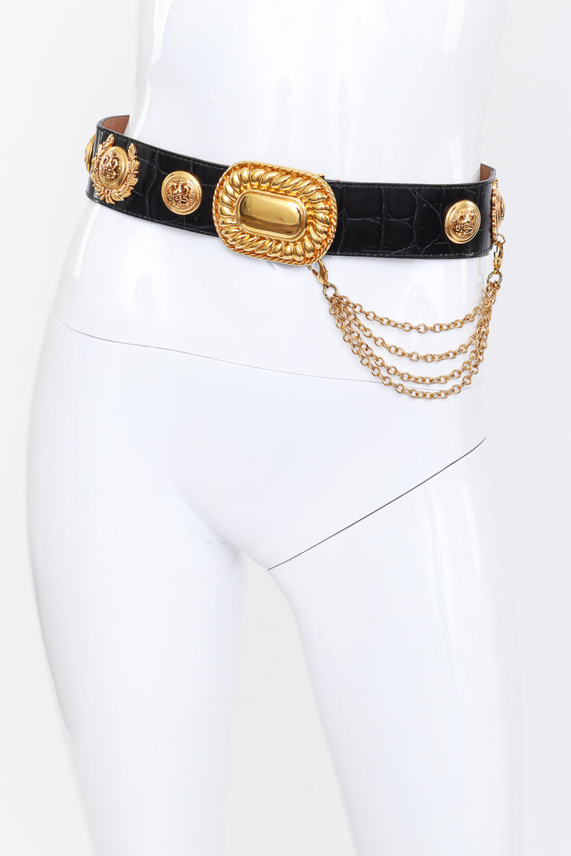 Streets Ahead Eagle Emblem Chain Belt @RECESS LA