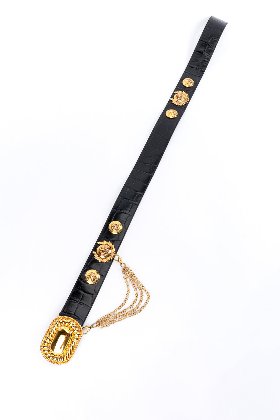 Streets Ahead Eagle Emblem Chain Belt flat @RECESS LA