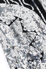 Vintage Swee Lo Metallic Sequin Star Jacket star closeup @recess la