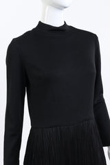 Sydney North Turtleneck Fringed Jumpsuit front detail on mannequin @RECESS LA